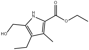 1H-Pyrrole-2-carboxylic acid, 4-ethyl-5-(hydroxymethyl)-3-methyl-, ethyl ester