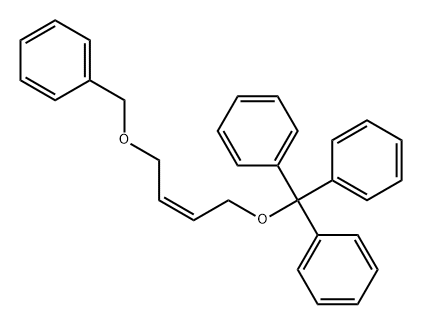 Benzene, 1,1',1''-[[[(2Z)-4-(phenylmethoxy)-2-butenyl]oxy]methylidyne]tris- (9CI)