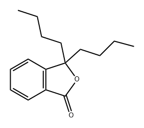 1(3H)-Isobenzofuranone, 3,3-dibutyl- Struktur