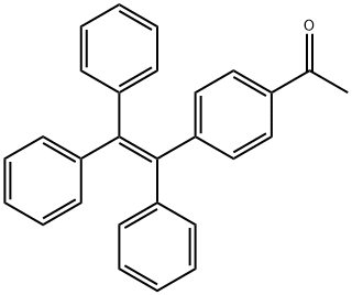 Ethanone, 1-[4-(1,2,2-triphenylethenyl)phenyl]- Struktur