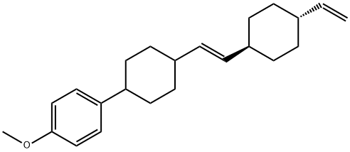 (1alpha,4beta[E(trans)]-1-{4-[2-(-(-vinylcyclohexyl)ethenyl)ethenyl)ethenyl]-cyclohexyl}-4-methoxy-benzol Struktur