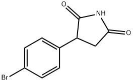 2,5-Pyrrolidinedione, 3-(4-bromophenyl)- Struktur