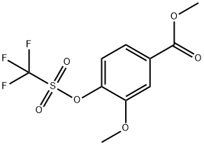 Benzoic acid, 3-methoxy-4-[[(trifluoromethyl)sulfonyl]oxy]-, methyl ester