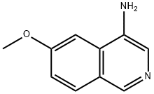 4-Isoquinolinamine, 6-methoxy- Struktur