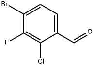 Benzaldehyde, 4-bromo-2-chloro-3-fluoro- Struktur