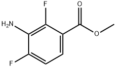 Methyl 3-amino-2,4-difluorobenzoate Struktur