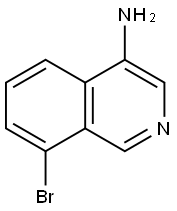 4-Isoquinolinamine, 8-bromo- Struktur