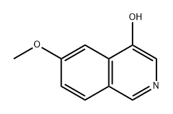 4-Isoquinolinol, 6-methoxy- Struktur