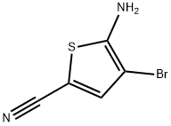 2-Thiophenecarbonitrile, 5-amino-4-bromo- Struktur