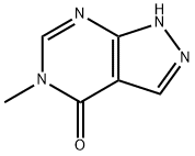 5-Methyl-1H-pyrazolo[3,4-d]pyrimidin-4(5H)-one Struktur