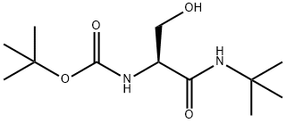 Carbamic acid, [2-[(1,1-dimethylethyl)amino]-1-(hydroxymethyl)-2-oxoethyl]-, 1,1-dimethylethyl ester, (S)- (9CI)