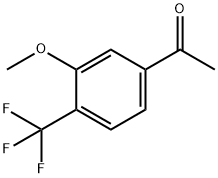 3'-Methoxy-4'-(trifluoromethyl)acetophenone Struktur