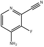 2-Pyridinecarbonitrile, 4-amino-3-fluoro- Struktur