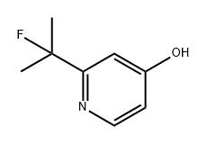 4-Pyridinol, 2-(1-fluoro-1-methylethyl)- Struktur