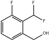 [2-(difluoromethyl)-3-fluorophenyl]methanol Struktur