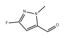 1H-Pyrazole-5-carboxaldehyde, 3-fluoro-1-methyl- Struktur