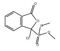 Phosphonic acid, P-(1-chloro-1,3-dihydro-3-oxo-1-isobenzofuranyl)-, dimethyl ester