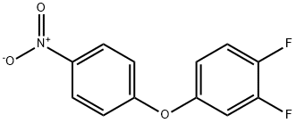 Benzene, 1,2-difluoro-4-(4-nitrophenoxy)- Struktur