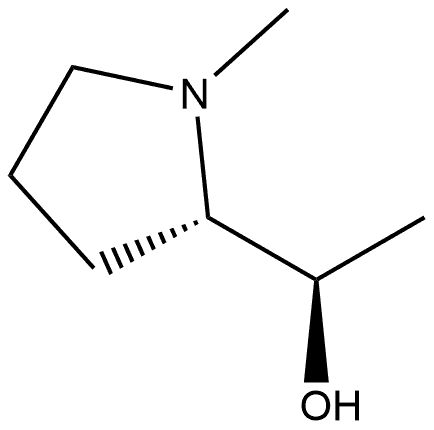 2-Pyrrolidinemethanol, α,1-dimethyl-, (αR,2S)- Struktur