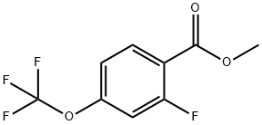 Methyl 2-fluoro-4-(trifluoromethoxy)benzoate Struktur