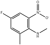 Benzenamine, 4-fluoro-N,2-dimethyl-6-nitro- Struktur