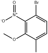 Benzene, 1-bromo-3-methoxy-4-methyl-2-nitro- Struktur