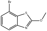 Benzothiazole, 7-bromo-2-methoxy- Struktur