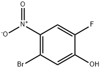 Phenol, 5-bromo-2-fluoro-4-nitro- Struktur