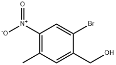 Benzenemethanol, 2-bromo-5-methyl-4-nitro- Struktur