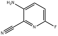 2-Pyridinecarbonitrile, 3-amino-6-fluoro- Struktur