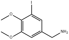 Benzenemethanamine, 3-iodo-4,5-dimethoxy- Struktur