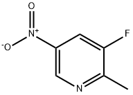 Pyridine, 3-fluoro-2-methyl-5-nitro- Struktur