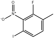 Benzene, 2-fluoro-4-iodo-1-methyl-3-nitro- Struktur