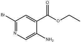 Ethyl 5-amino-2-bromoisonicotinater Struktur