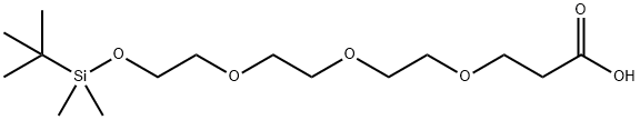 TBDMS-PEG4-Acid Struktur