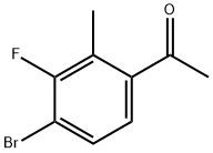 1-(4-Bromo-3-fluoro-2-methylphenyl)ethanone Struktur