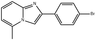 Imidazo[1,2-a]pyridine, 2-(4-bromophenyl)-5-methyl- Struktur