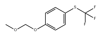 Benzene, 1-(methoxymethoxy)-4-[(trifluoromethyl)thio]- Structure