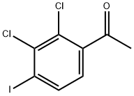 Ethanone, 1-(2,3-dichloro-4-iodophenyl)- Struktur