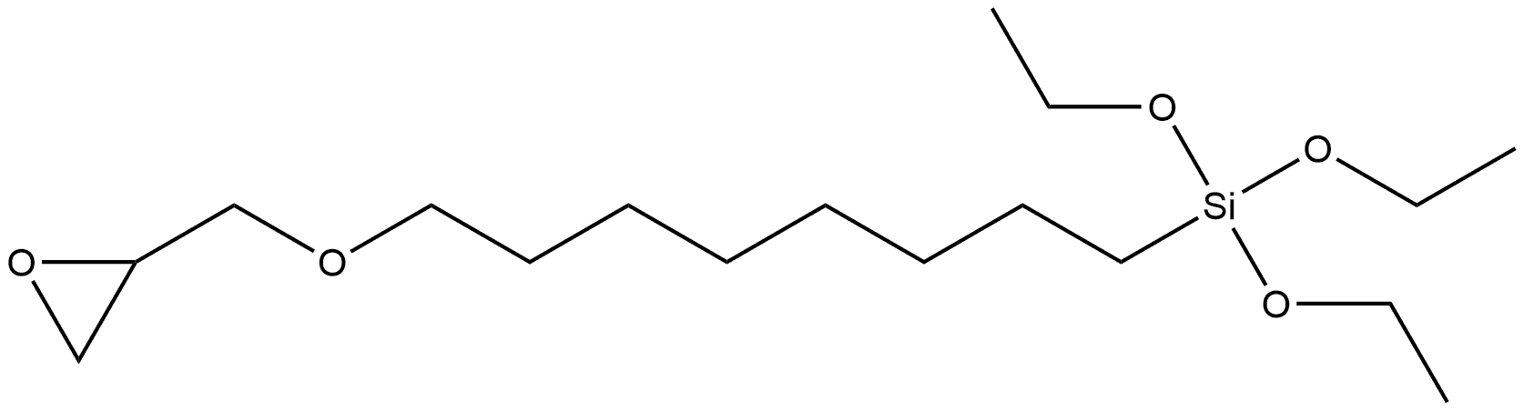 2-[[[8-(Triethoxysilyl)octyl]oxy]methyl]oxirane Struktur