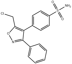 Benzenesulfonamide, 4-[5-(chloromethyl)-3-phenyl-4-isoxazolyl]-