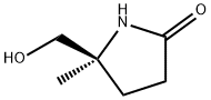 (S)-5-(羥甲基)-5-甲基吡咯烷-2-酮 結(jié)構(gòu)式