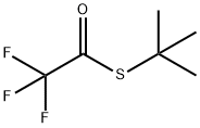 Ethanethioic acid, 2,2,2-trifluoro-, S-(1,1-dimethylethyl) ester Struktur