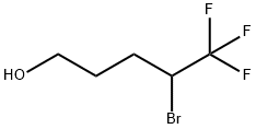 1-Pentanol, 4-bromo-5,5,5-trifluoro- Struktur