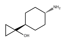 Cyclopropanol, 1-(trans-4-aminocyclohexyl)- Struktur