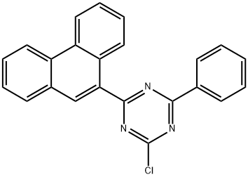 1,3,5-Triazine, 2-chloro-4-(9-phenanthrenyl)-6-phenyl- Struktur