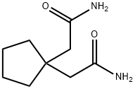 1,1-Cyclopentanediacetamide Struktur