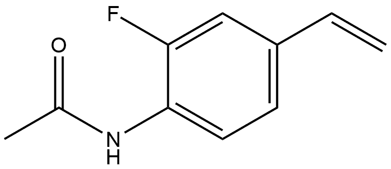 N-(4-Ethenyl-2-fluorophenyl)acetamide Struktur