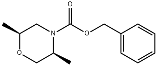 benzyl (2S,5S)-2,5-dimethylmorpholine-4-carboxylate Struktur