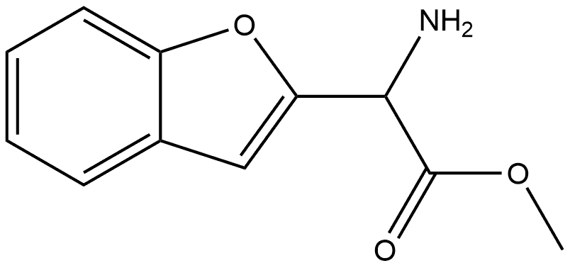 α-Amino-2-BenzofuranaceticAcidMethylEster Struktur